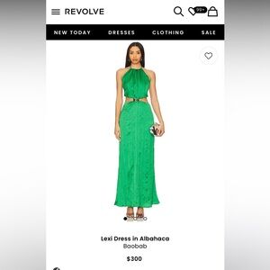 Baobab Green Maxi Dress
